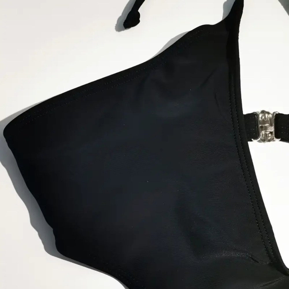 Sexy Low Cut Seamless Tie Knot Wireless Basic Brunch Swimsuits - Picture 2 of 14